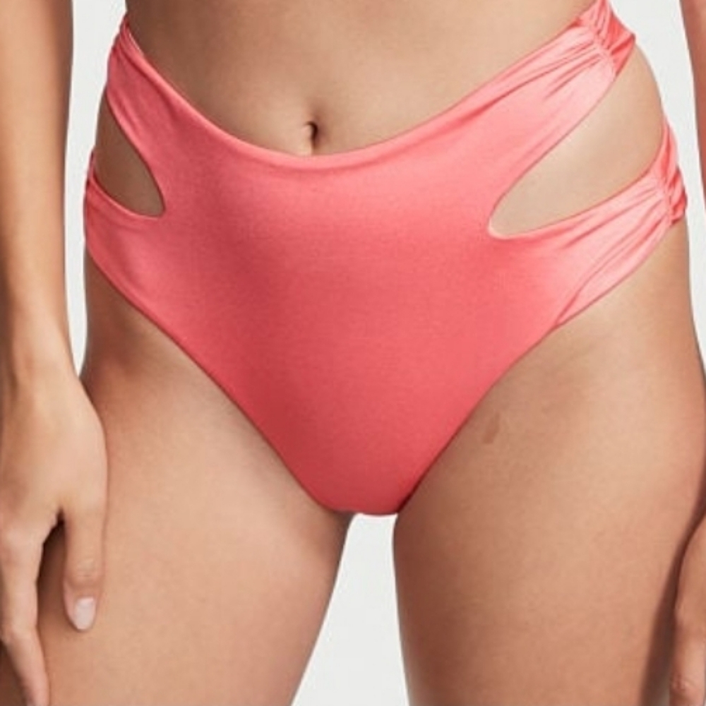 Victoria Secret Swim High-Waist Cheeky Bikini Bottom XL NWT